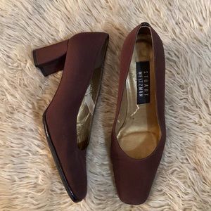 Vtg Stuart Weitzman Brown Pumps Sz 5.5